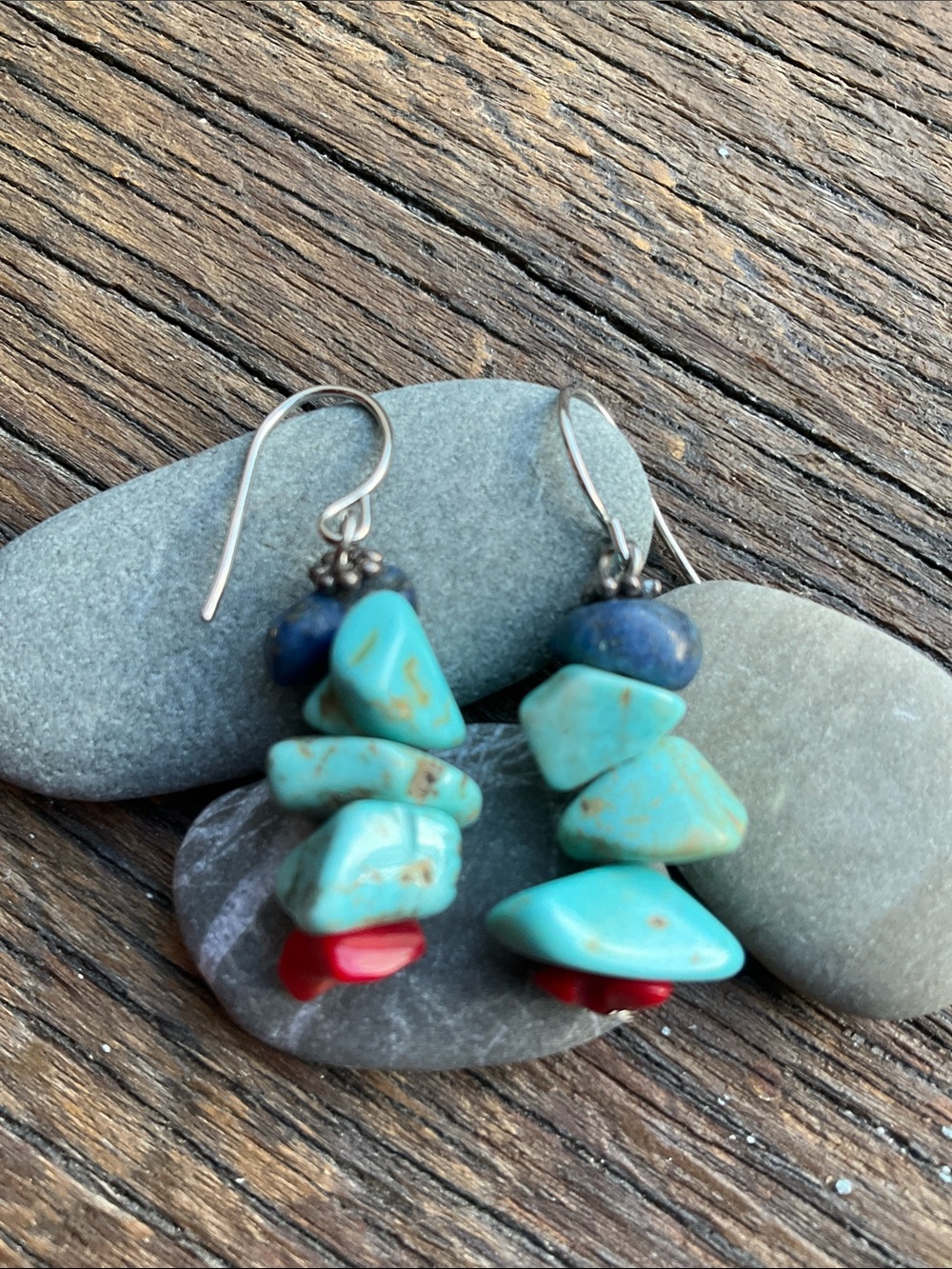Turquoise earrings - Picture 4 of 5
